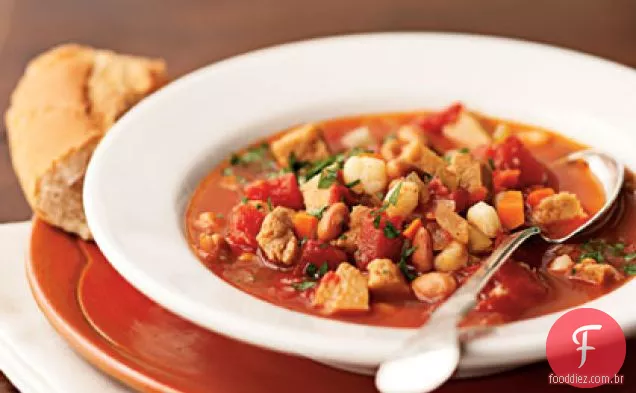 Smoky Seitan, Pinto Bean e guisado Canino