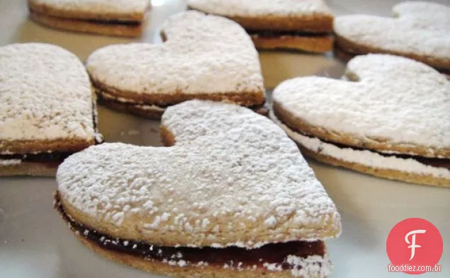 Cozinhar o livro: Linzer Hearts