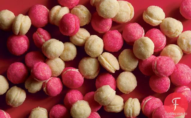 Biscoitos De Sanduíche De Limão Brilhantes