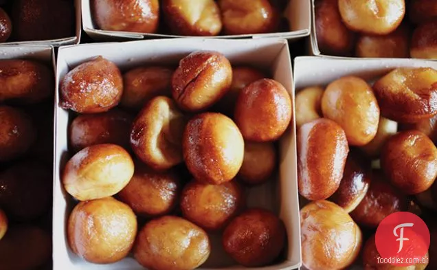 Maple Xarope-Embebido Donut Buracos