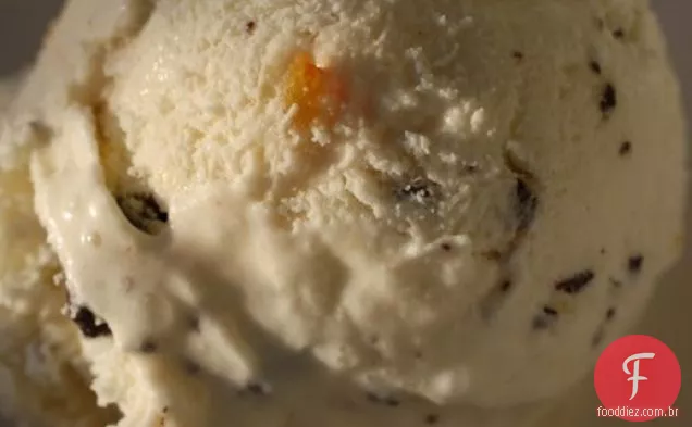 O ingrediente secreto (marmelada): sorvete de creme com pedaços de Chocolate