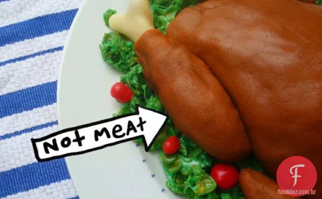 Cakespy: bolo de Natal Goose Trompe l'oeil