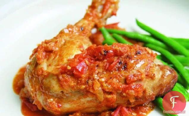 Cozinhe o livro: frango da Caxemira