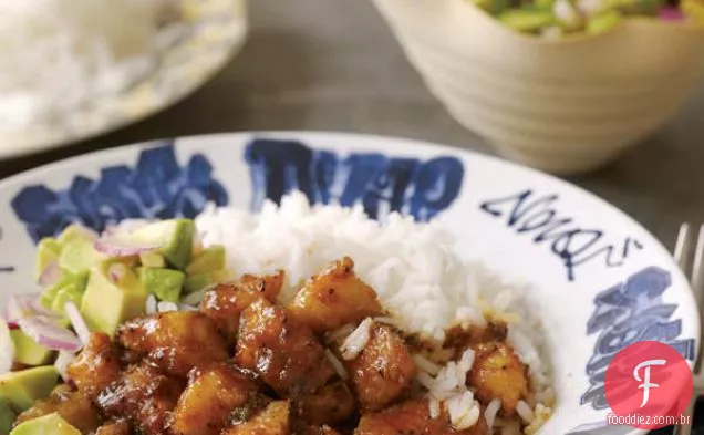 Peixe-Gato temperado com abacate