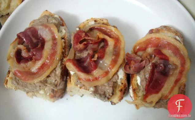 Cozinhe o livro: Crostini de fígado de frango