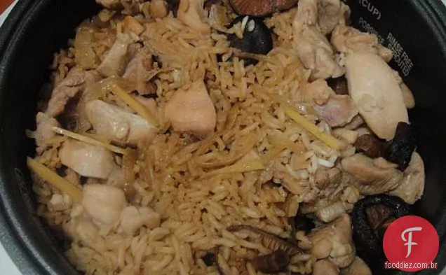 Cozinhe o livro: arroz de soja e frango
