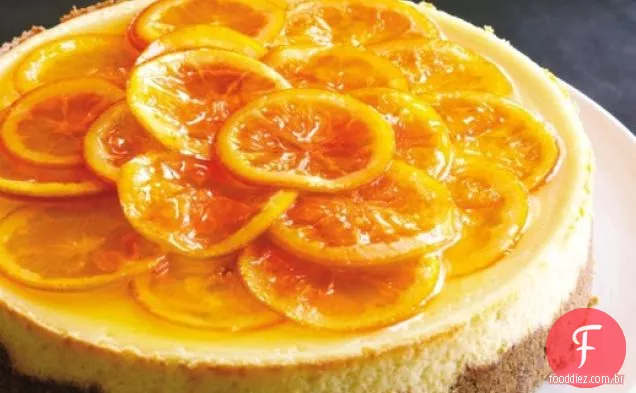 Cozinhe o livro: Cheesecake De Laranja caramelizado