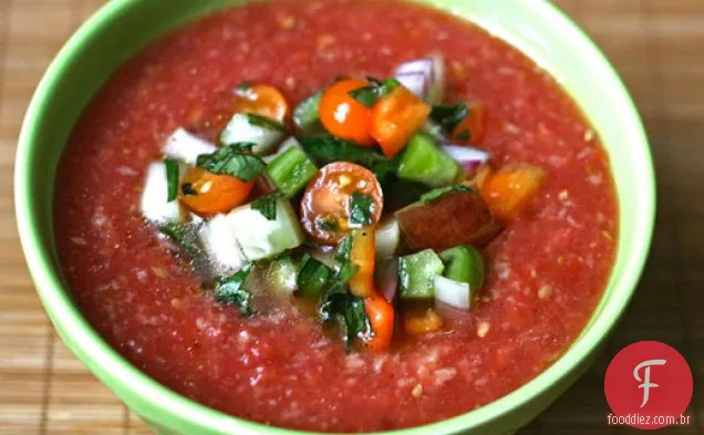 Jantar Esta Noite: Gazpacho De Alice Waters