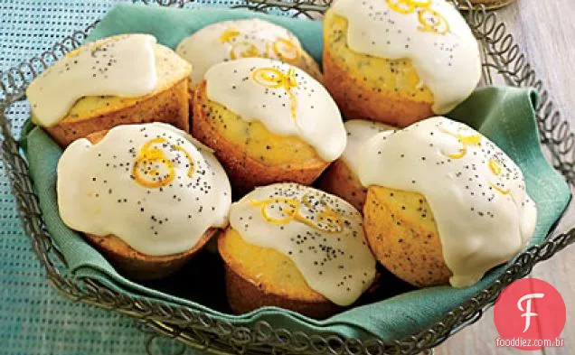 Sementes De Papoula-Muffins De Gengibre