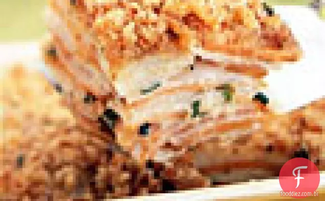 Batata doce e nabo gratinado