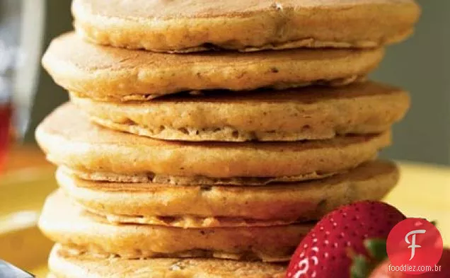 Batata doce e Pecan Flapjacks