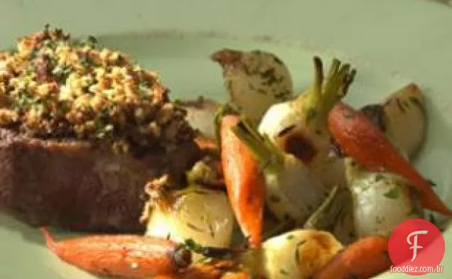 Melange De Vegetais Assados Para Bebês