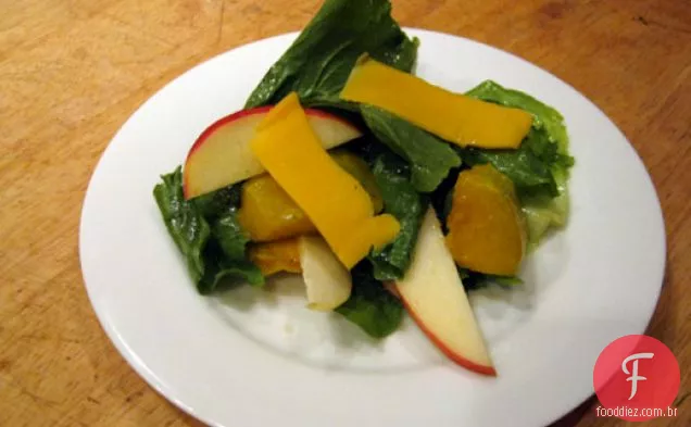 Jantar esta noite: salada Escarole com abóbora e Cheddar