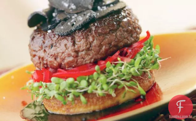 Cozinhe o livro: Fleur Burger com trufas
