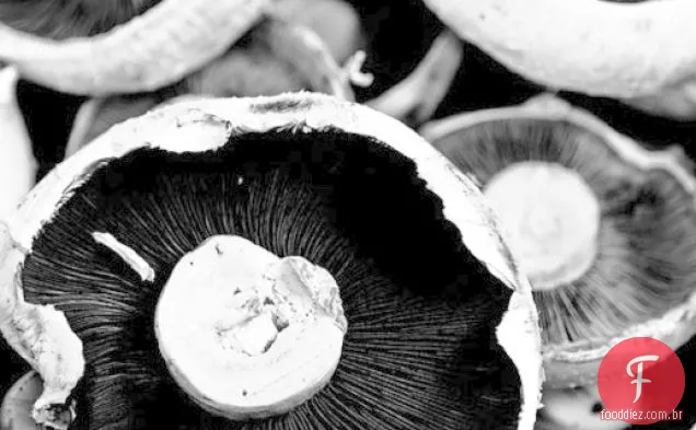 Cozinhe o livro: hambúrguer de carne de Cogumelo