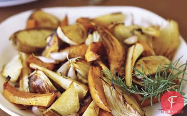 Legumes De Outono assados no forno