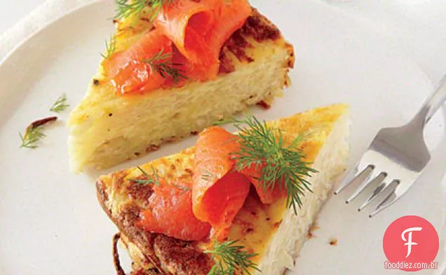 Caçarola de salmão e batata