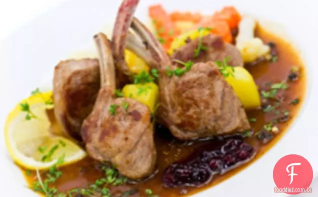 Cozinhe o livro: Rack De Cordeiro envidraçado com citrinos e vinagre