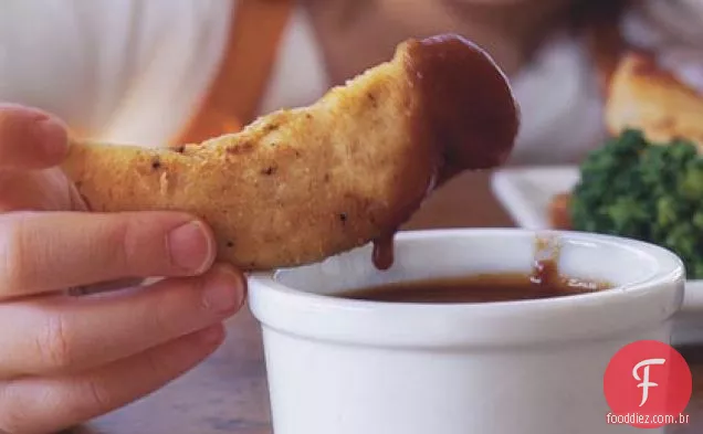 Tiras De Frango Parmesão Frito No Forno