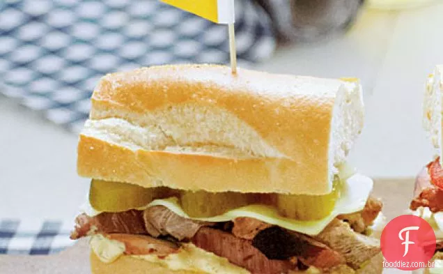 Sanduíches Cubanos Ao Estilo Do Sul