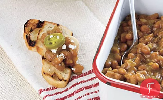 Crostini De Feijão Assado
