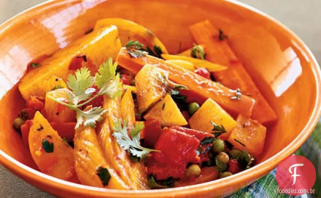 Tagine Vegetal Com Especiarias Do Norte Da África