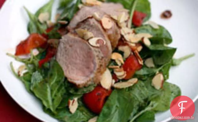 Jantar Esta Noite: Carne De Porco Grelhada Estilo Romesco