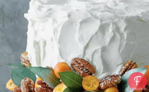Bolo De Praliné De Abóbora Marmorizada