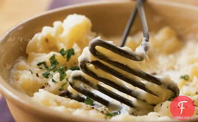 Cremoso Herbed Purê De Batatas