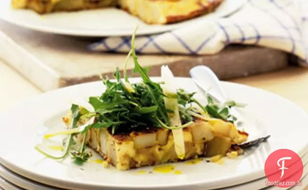 Tortilla com rocket & parmesão
