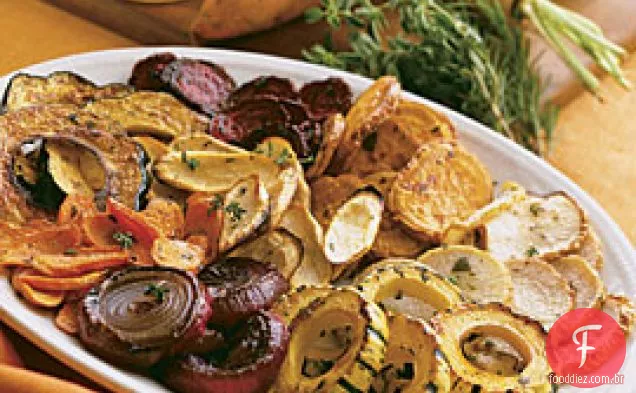 Legumes de Inverno torrados rapidamente