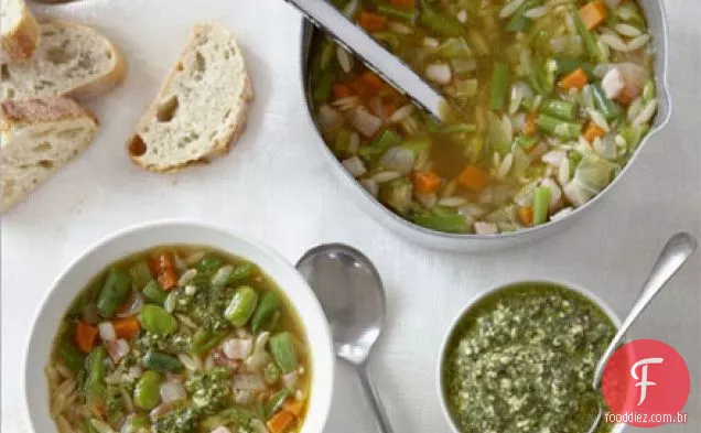 Feijão verde minestrone
