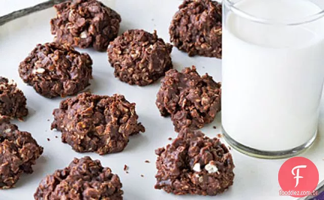 Gotas De Manteiga De Amendoim Com Chocolate Sem Assar