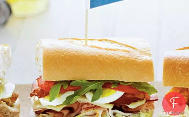 Sanduíches De Salada Cobb