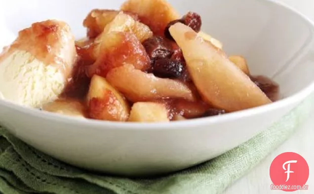 Compota de maçã, pêra e cereja