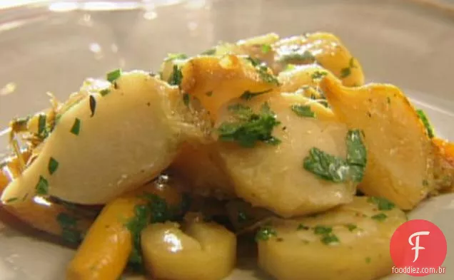 Vegetais Enraizados Com Manteiga
