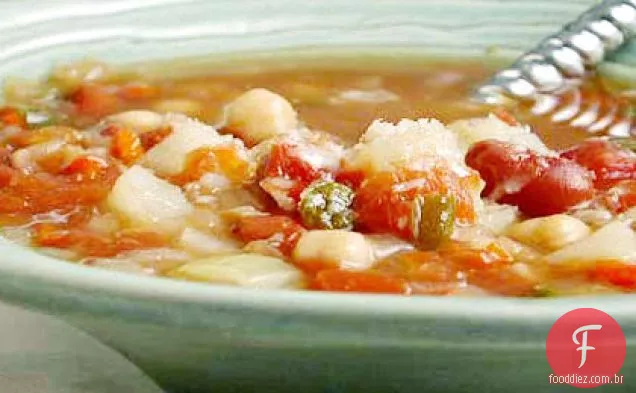 Sopa de batata e feijão