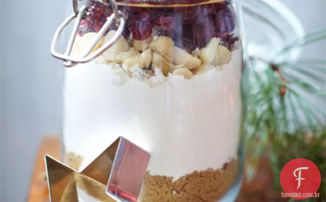 Chewy cranberry choc-nut cookie kit