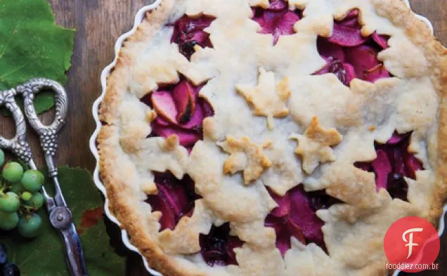 Torta De Uva E Maçã