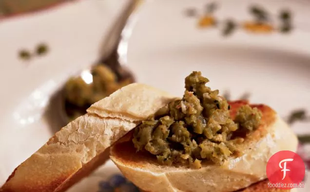 Tapenade de azeitona e cebola