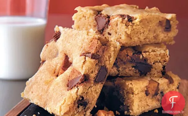 Peanut Butter Cup Blondies