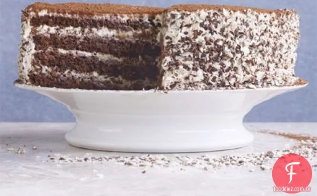 Bolo tiramisu de Chocolate