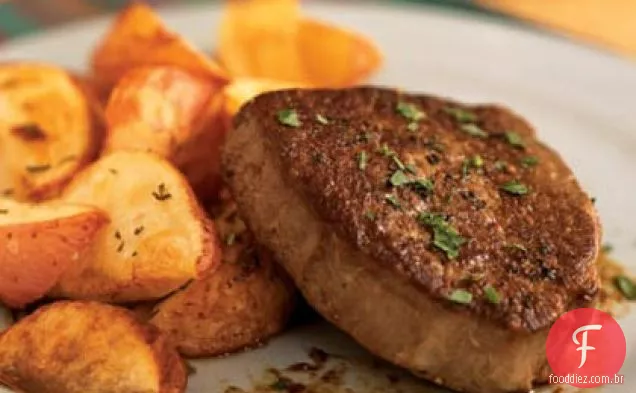 Filet Mignon com doce Bourbon-molho de café