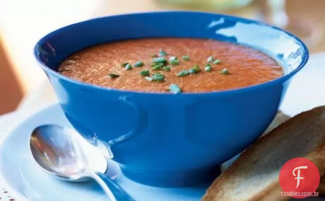 Sopa De Pimenta Vermelha Assada