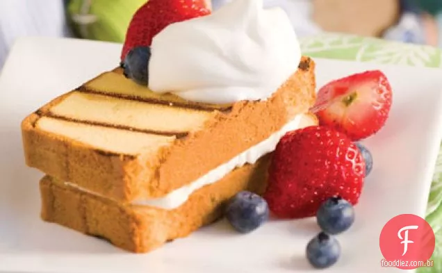 Bolo De Libra Grelhado Cheio De Creme