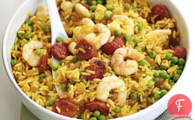 Paella fried rice