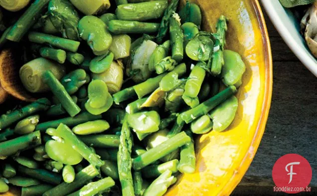 Refogado Vegetal Da Primavera