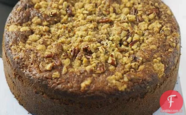 Bolo de Banana com Crunch crumble pecan