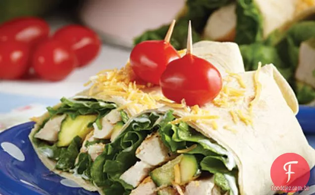 Frango Grelhado & Zucchini Wraps