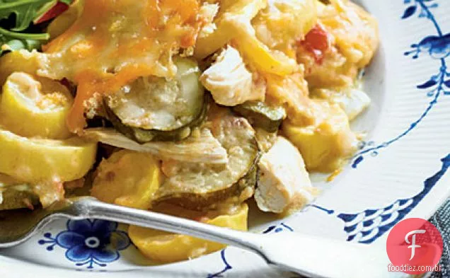 Caçarola de frango e abóbora
